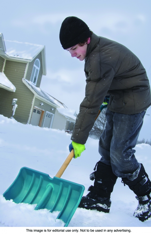 Get the Scoop on Shoveling Snow Safely Editorial Service